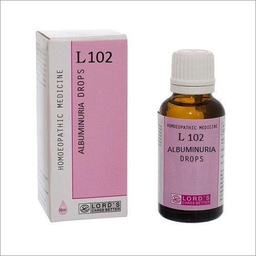 Lords L 102 Albuminuria Drops - 30ml