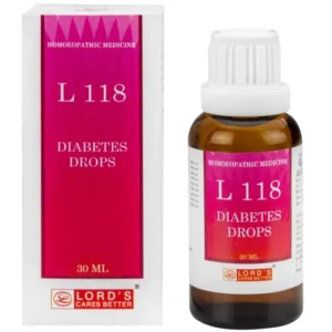 Lords L 118 Diabetes Drops - 30ml