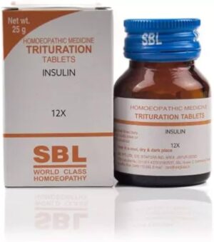 SBL Insulin 12X Tablet - 25 gm
