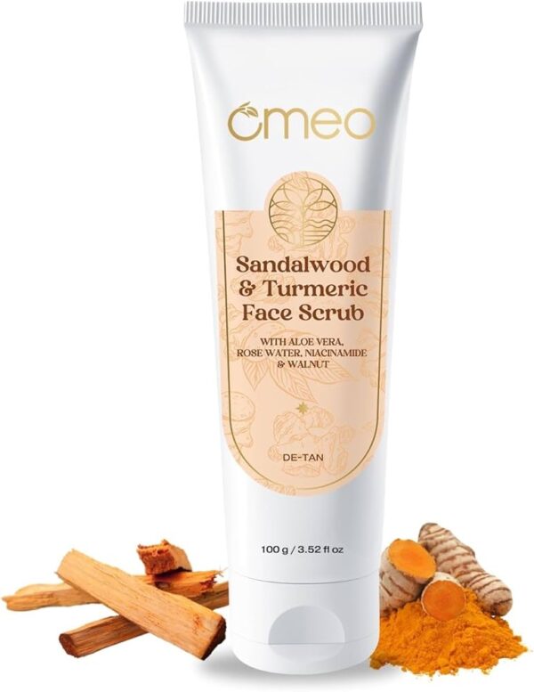 Bjain Omeo Sandalwood & Turmeric De-Tan Face Scrub