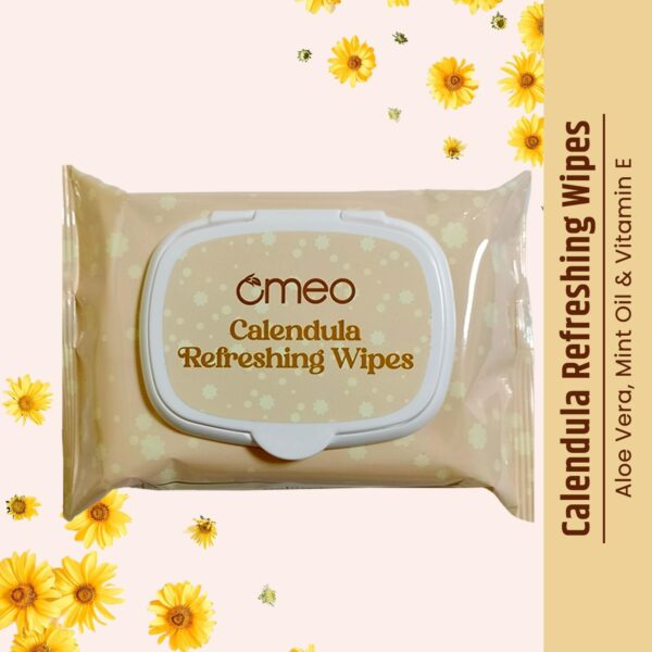 Bjain Omeo Calendula Refreshing Wipes