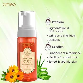 Omeo Calendula Foaming Face Wash - 150 ml
