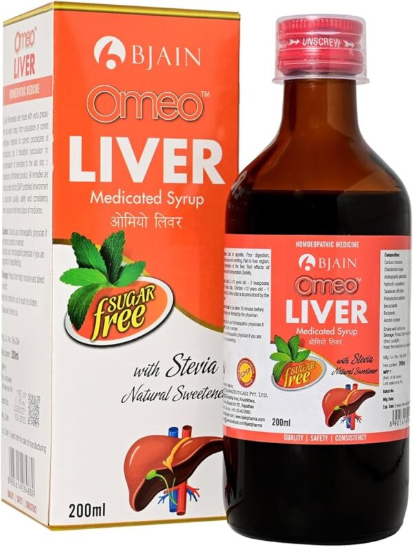 Bjain Omeo Liver Medicated Syrup Sugar Free