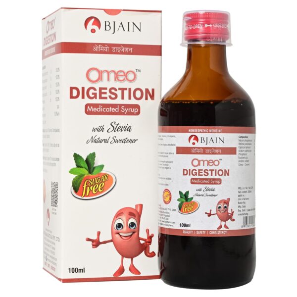 Bjain Omeo Digestion Medicated Syrup Sugar Free