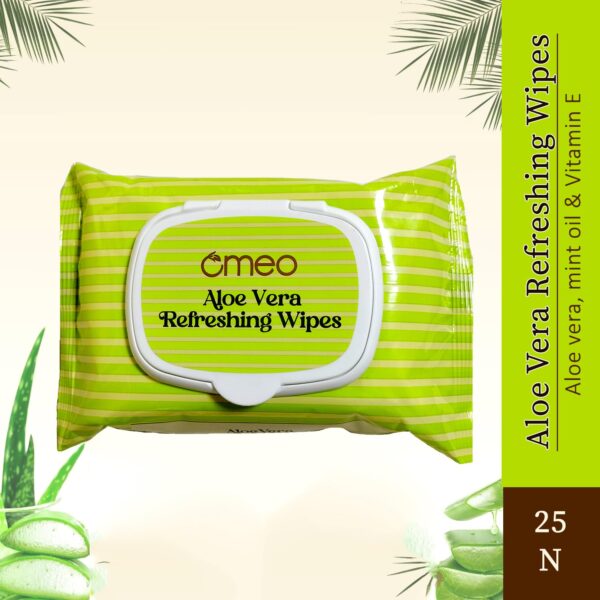 Omeo Aloe Vera Refreshing Wipes