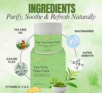 Bjain Omeo Tea Tree Face Pack