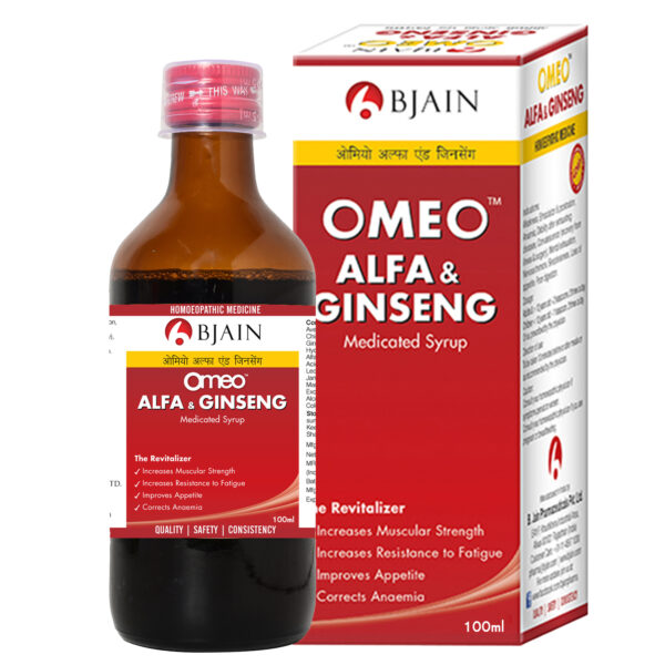 BJain Omeo Alfa & Ginseng Tonic Syrup