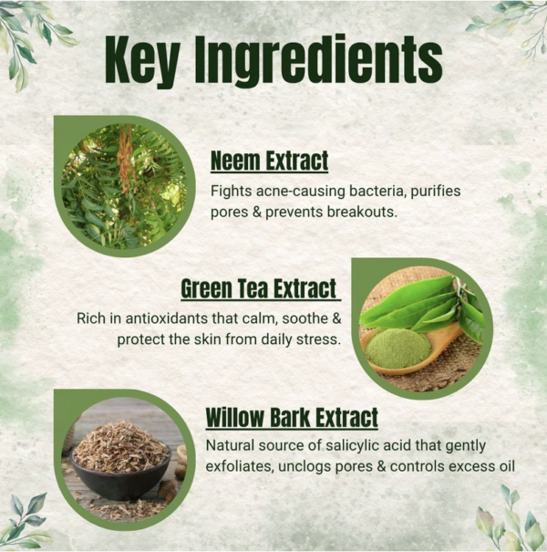 Bjain Omeo Acne Guard Neem Face Wash - 100 ml