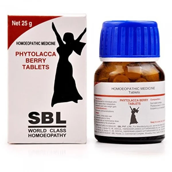 SBL Phytolacca Berry Tablet - 25 gm