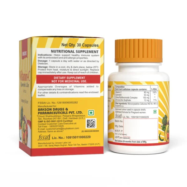 VITAMIN-C, QUERCETIN & ZINC CAPSULES