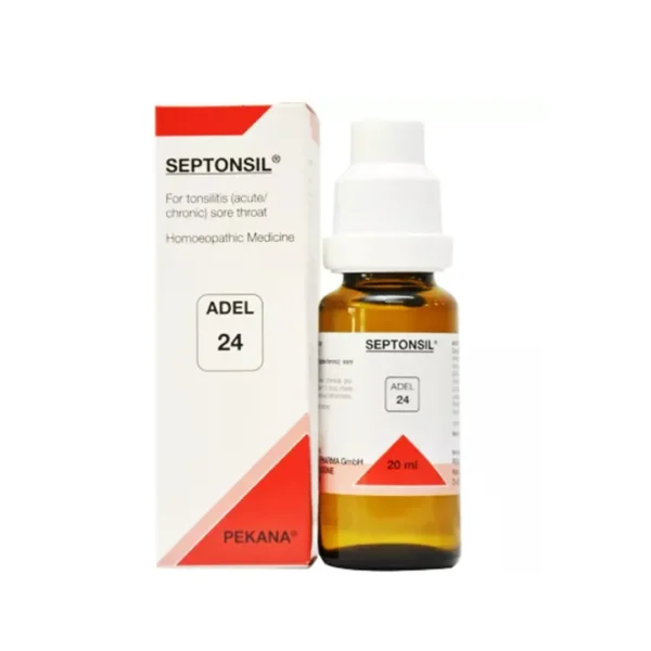 GermanHomeopathyTonsillitismedicineAdel24 ADEL 24 Septonsil Drop