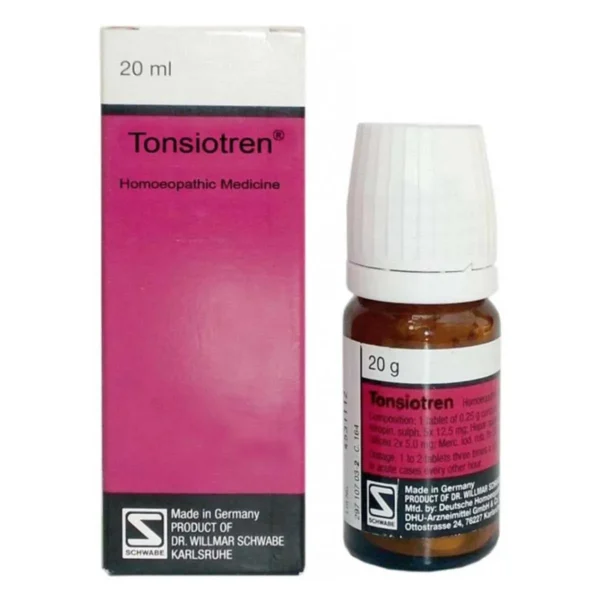 Dr Willmar Schwabe Germany Tonsiotren Tablet