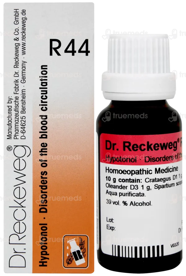 Dr. Reckeweg R44 Disorders Of The Blood Circulation Drop