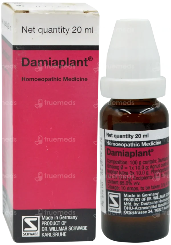 Dr Willmar Schwabe Germany Damiaplant Drop