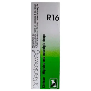 Dr. Reckeweg R16 Migraine and Neuralgia Drop | For Pain Relief
