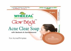 Wheezal Glow Bright Acne Clear Soap