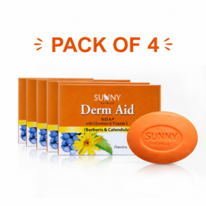 DERMI 4 Sunny Herbals Derm Aid Soap PACK OF 4