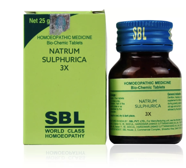 SBL Natrum Sulphurica Biochemic Tablet
