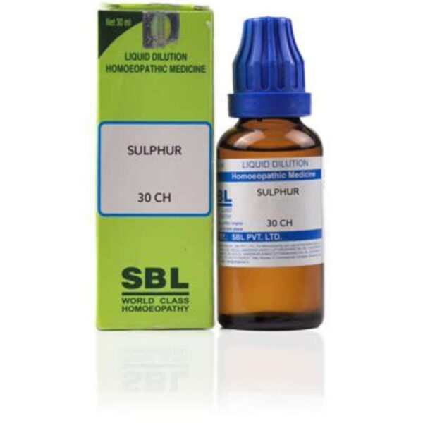 SBL SULPHAR 30 POT DILUTION 30 ML